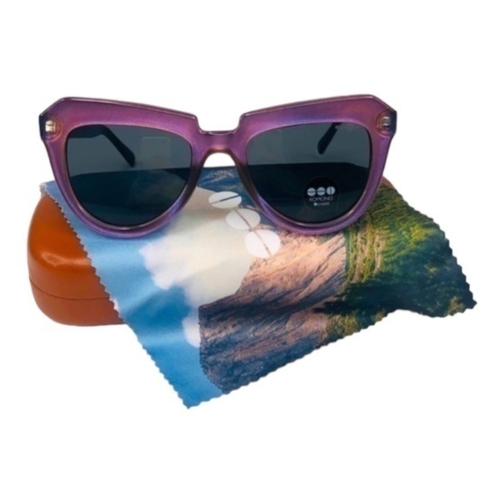 NEW Komono sunglasses Cat-eye Stella womens purple haze - Picture 10 of 12